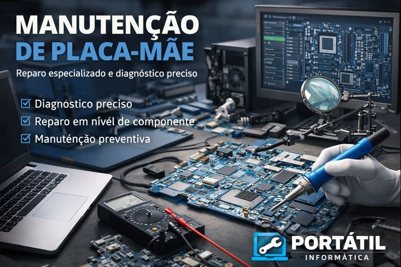 Manutenção de Placa-Mãe : Reparo Especializado com Diagnóstico Preciso