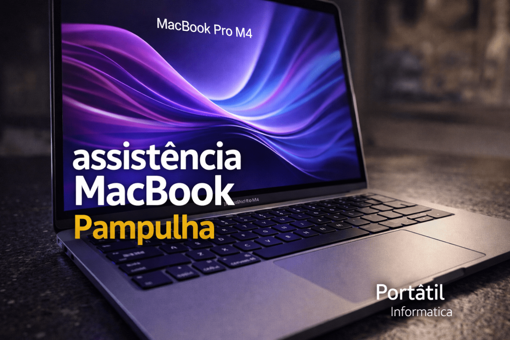 Assistência MacBook Pampulha Belo Horizonte - Especialistas Apple M1, M2, M3 e M4