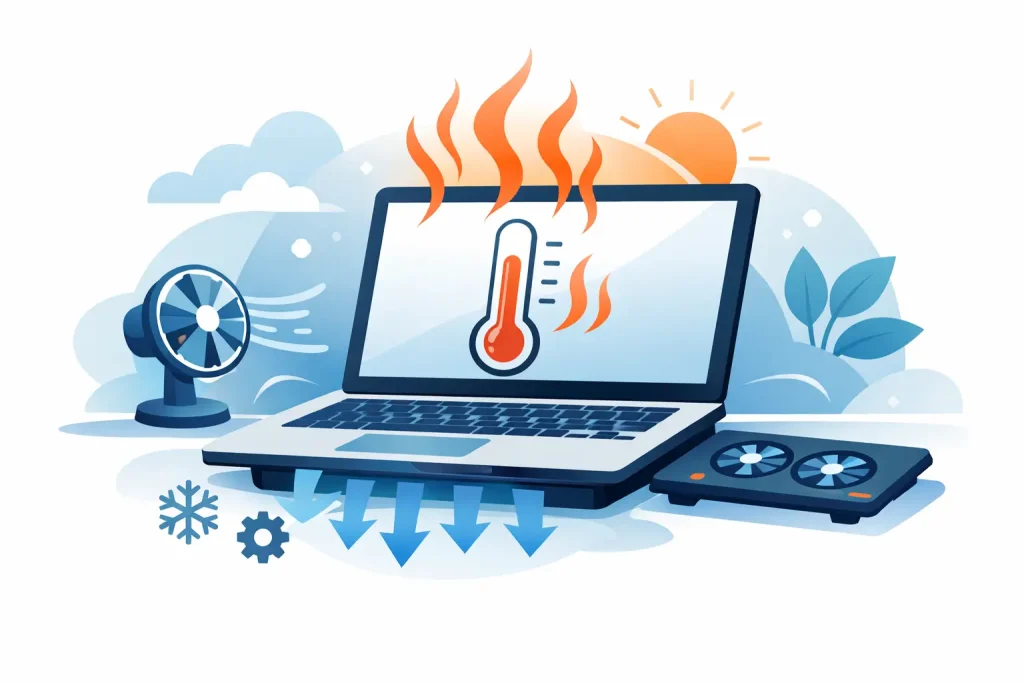 Como evitar superaquecimento em notebook