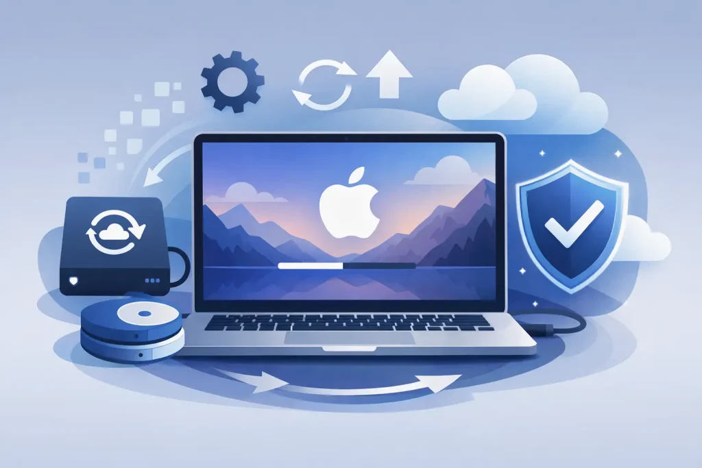 Instalação de macOS com backup sem risco