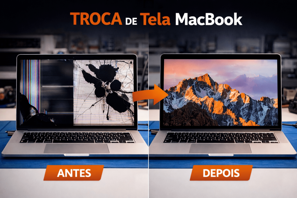 Troca da Tela MacBook Pampulha