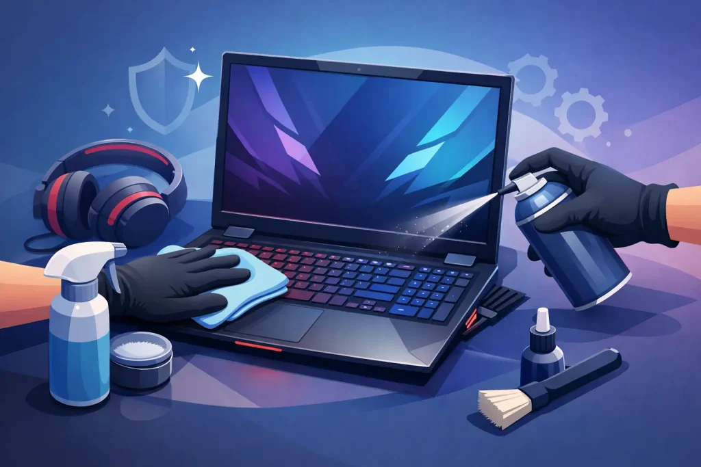 Como limpar notebook gamer sem arriscar dano