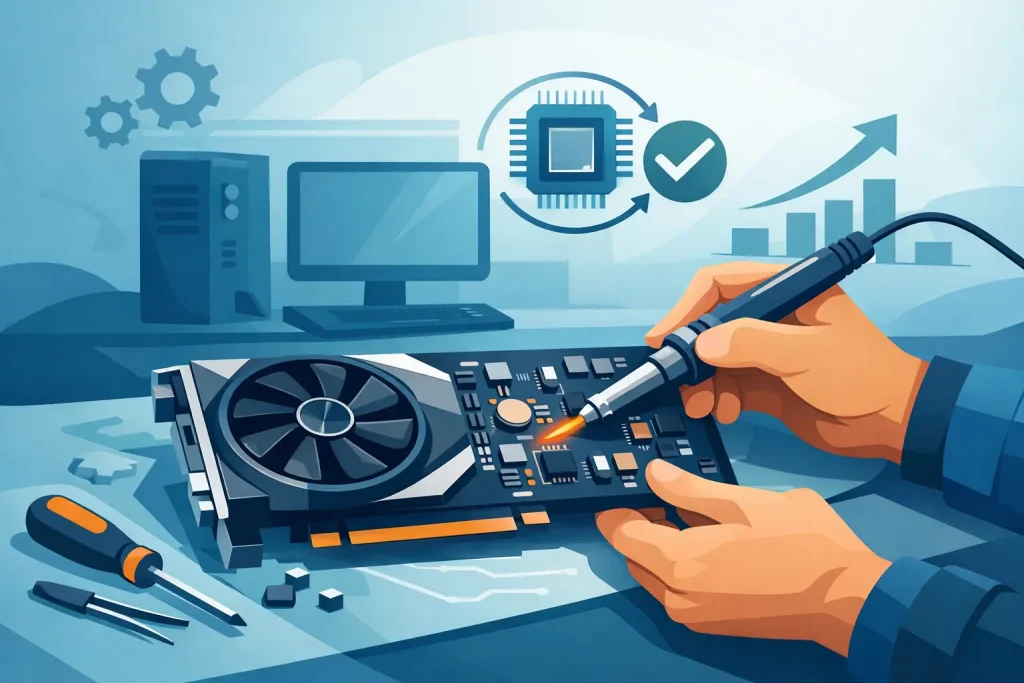 Reparo de placa de vídeo de PC vale a pena?