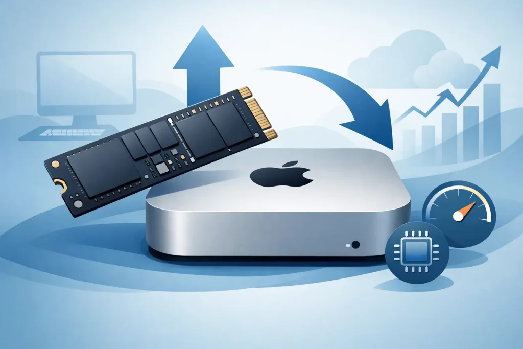 Upgrade SSD Mac mini vale a pena?